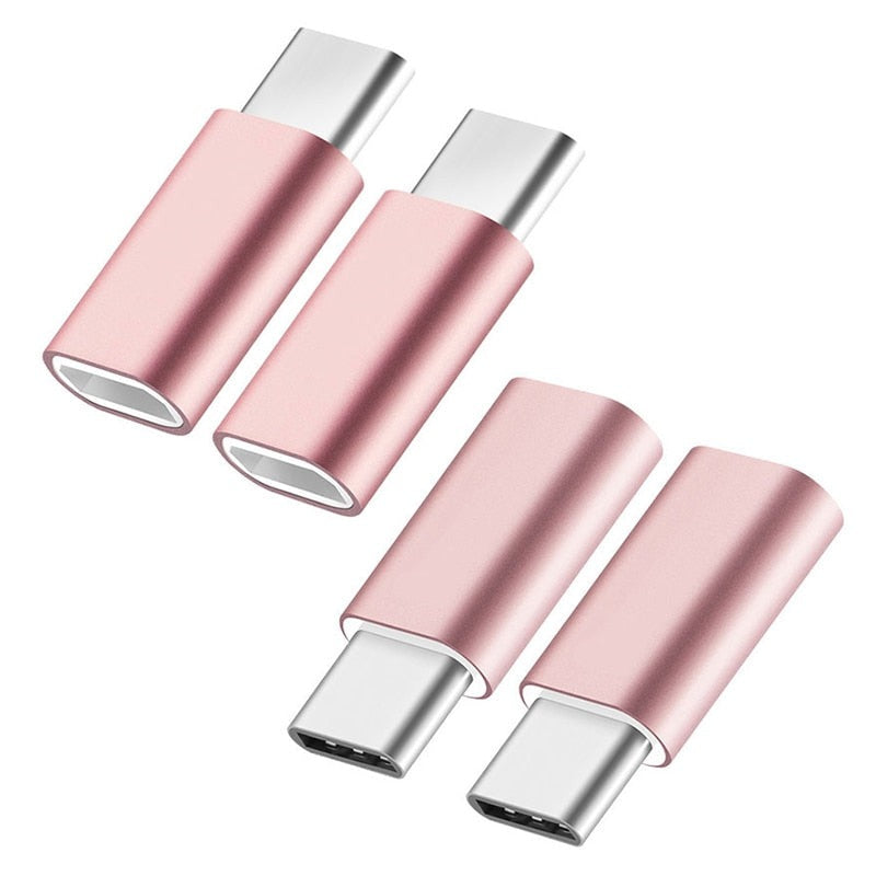 10-Piece USB Adapter USB Type C to Micro USB OTG Cable Type-C Converter Connector for