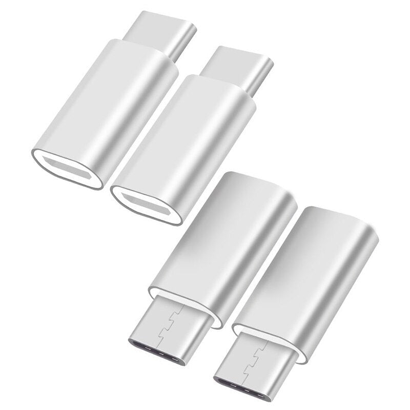 10-Piece USB Adapter USB Type C to Micro USB OTG Cable Type-C Converter Connector for