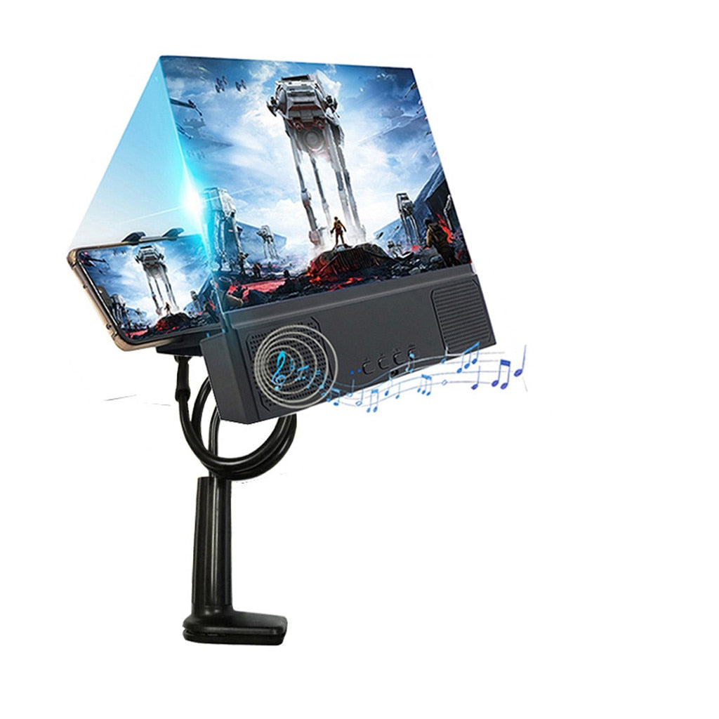 Screen Magnifier Cellphone Projector Enlarged Amplifier Mobile Bracket Desktop Holder