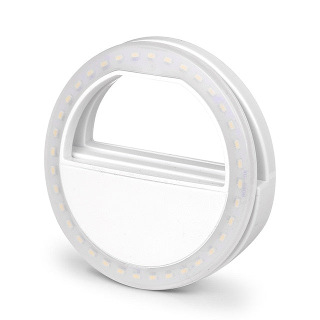 Selfie LED Ring Flash LED Mobile Phone Light Clip Clamp