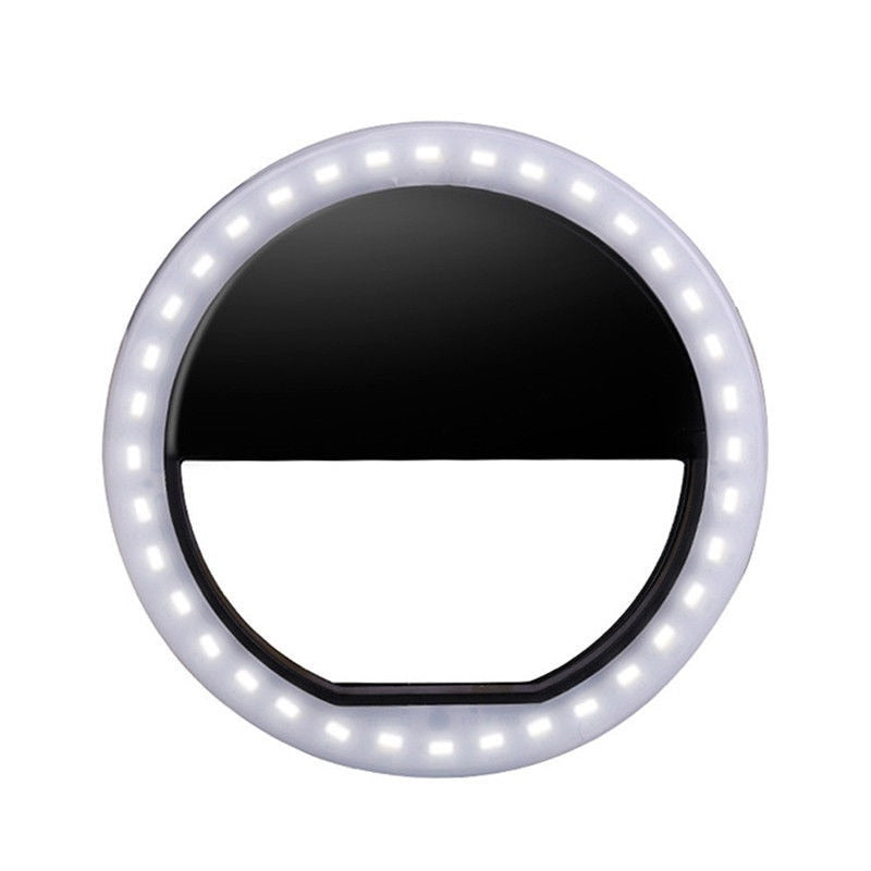 Selfie LED Ring Flash LED Mobile Phone Light Clip Clamp