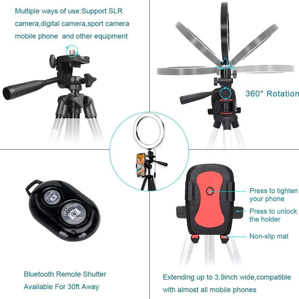 Selfie LED Ring Light Lamp With Tripod