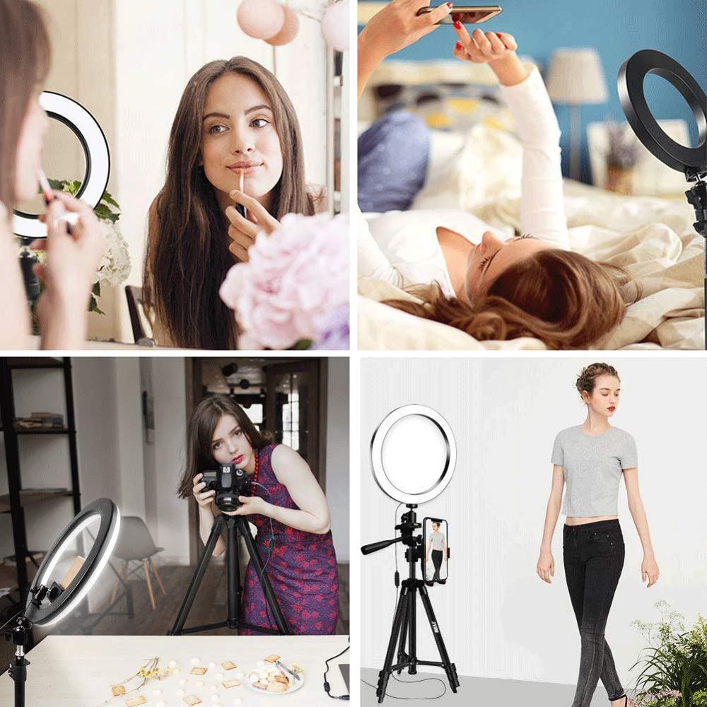Selfie LED Ring Light Lamp With Tripod