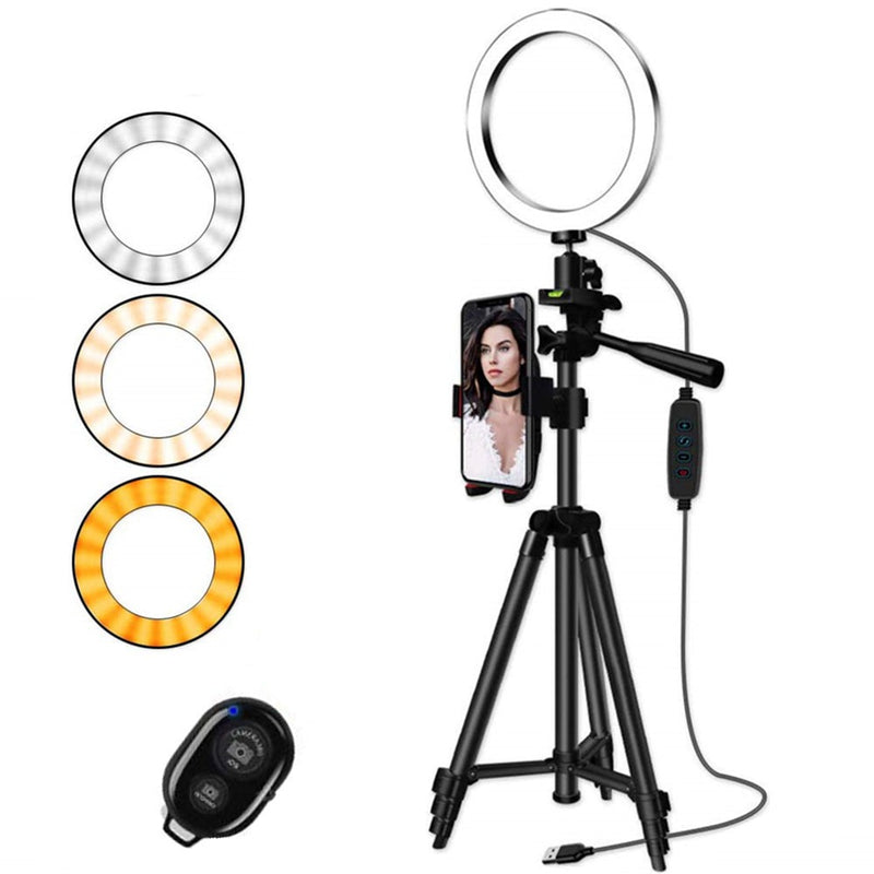 Selfie LED Ring Light Lamp With Tripod