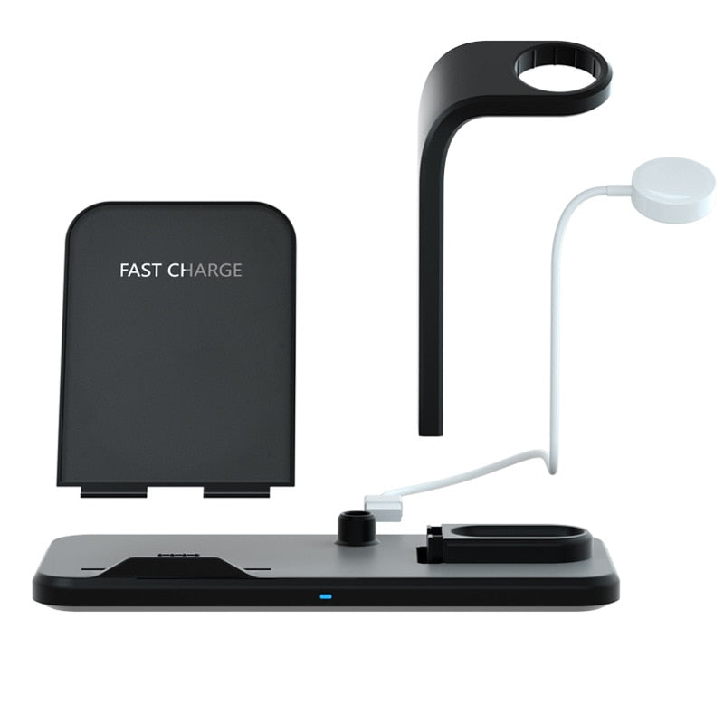 Shyosucce New 3 in1 I/phone 8 x Wireless Charger for moblie phone Fast charging Dock Stand For