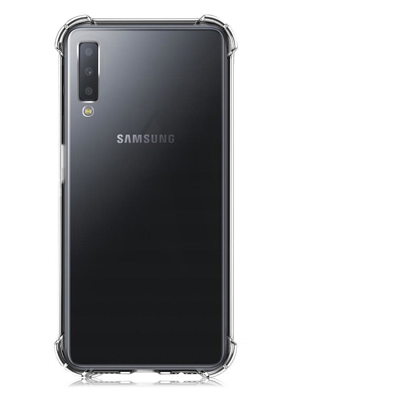 Silicone TPU Clear Case for Samsung Galaxy A7/A9 2018