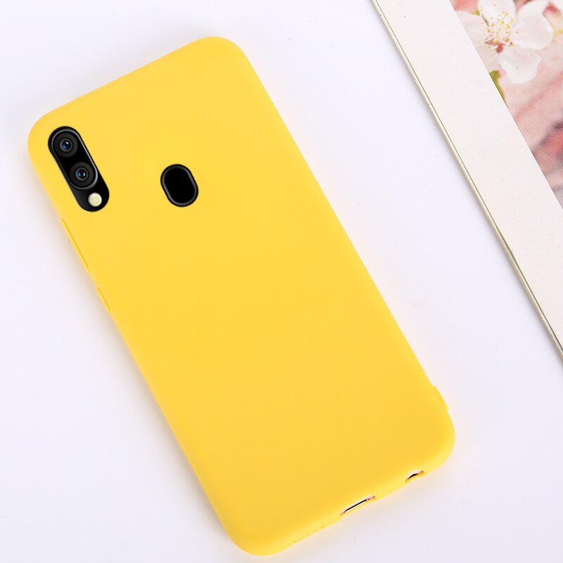 Solid Candy Colour Silicone Case