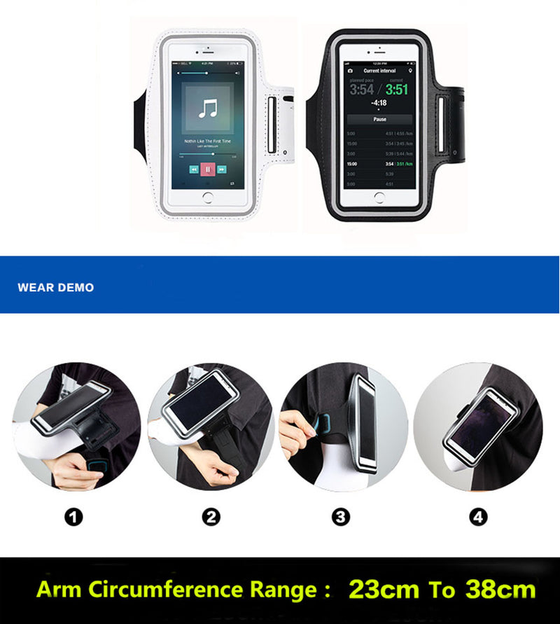 Sport Armband Case Mobile Phone Fashion Holder for Women's Hand Smartphone Handbag
