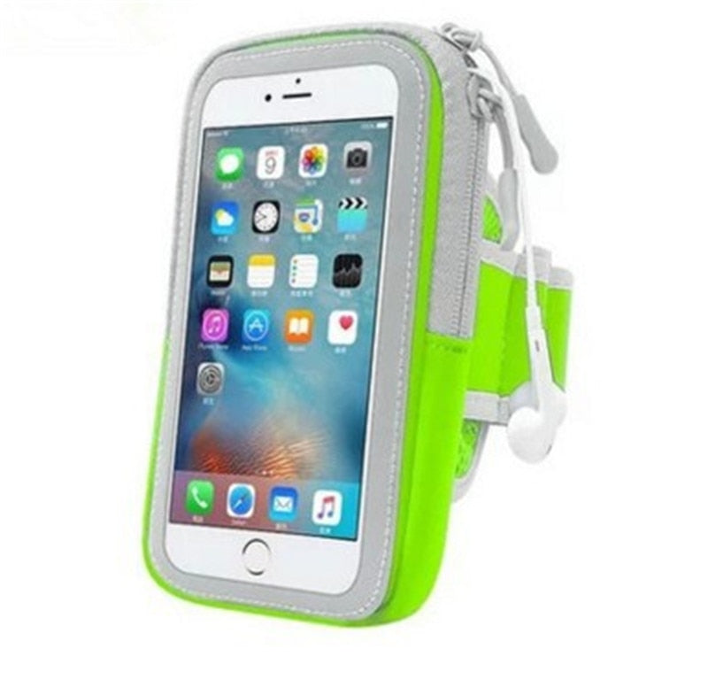 Sports Running Armband Waterproof Mobile Phones Phone Arm Band Brassard Telephone Holder Arm Cases Pouch