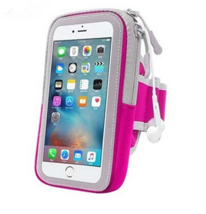 Sports Running Armband Waterproof Mobile Phones Phone Arm Band Brassard Telephone Holder Arm Cases Pouch