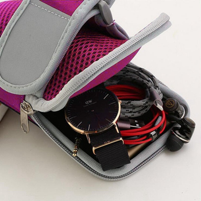 Sports Running Armband Waterproof Mobile Phones Phone Arm Band Brassard Telephone Holder Arm Cases Pouch