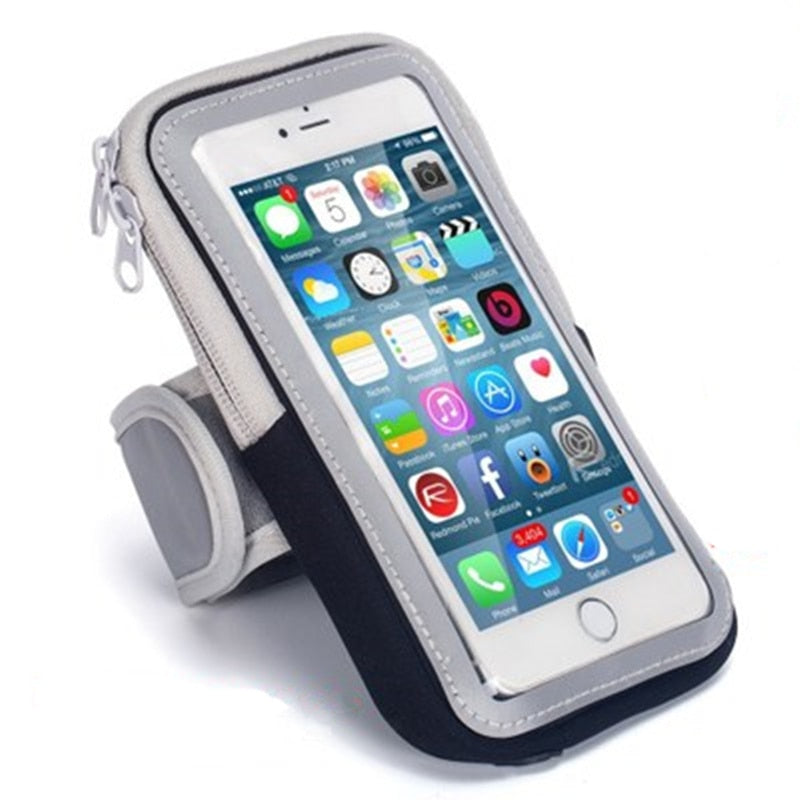Sports Running Armband Waterproof Mobile Phones Phone Arm Band Brassard Telephone Holder Arm Cases Pouch