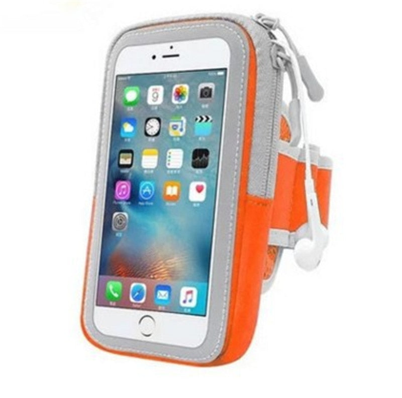 Sports Running Armband Waterproof Mobile Phones Phone Arm Band Brassard Telephone Holder Arm Cases Pouch