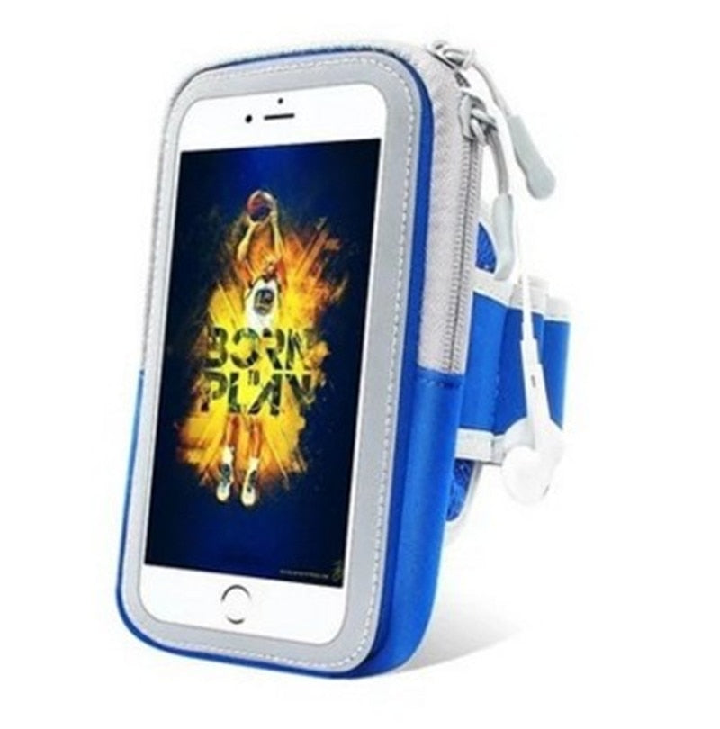 Sports Running Armband Waterproof Mobile Phones Phone Arm Band Brassard Telephone Holder Arm Cases Pouch