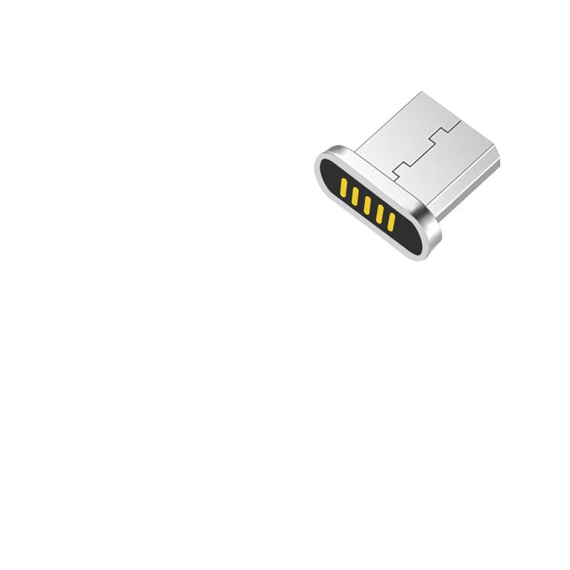 Magnetic Cable USB Type-C Cable & Micro USB Cable Nylon Braided LED Indicator Data Sync