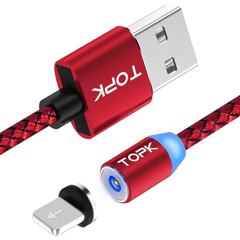 R-Line 1 LED Magnetic USB Cable Type-C Cable Micro USB