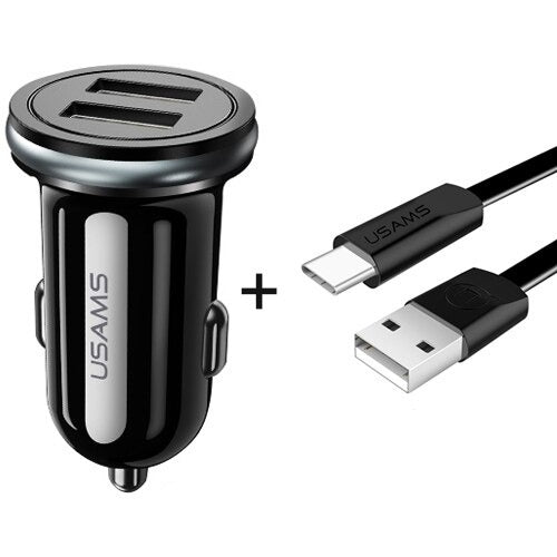Smart Fast Mini Car Phone Charger Dual USB