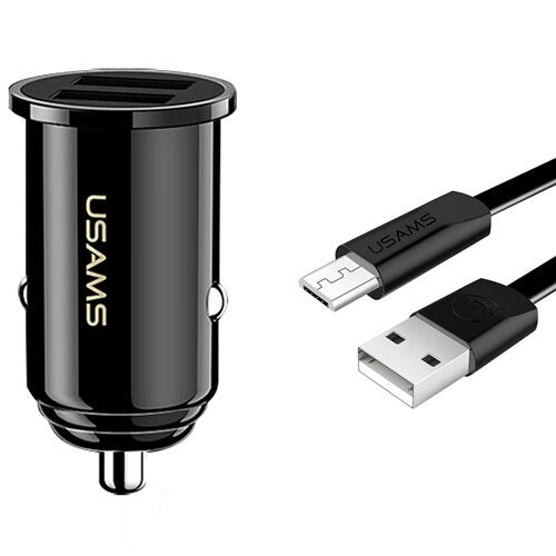 Smart Fast Mini Car Phone Charger Dual USB