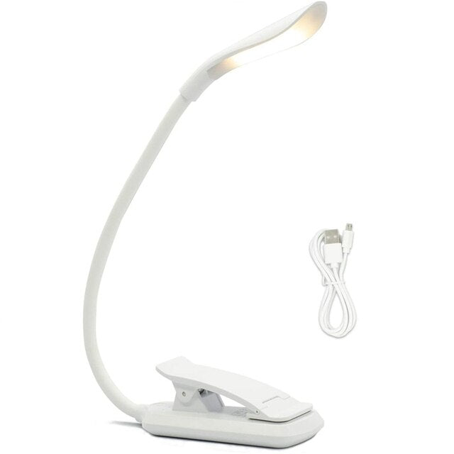 Rechargeable USB Clip-On Book Light