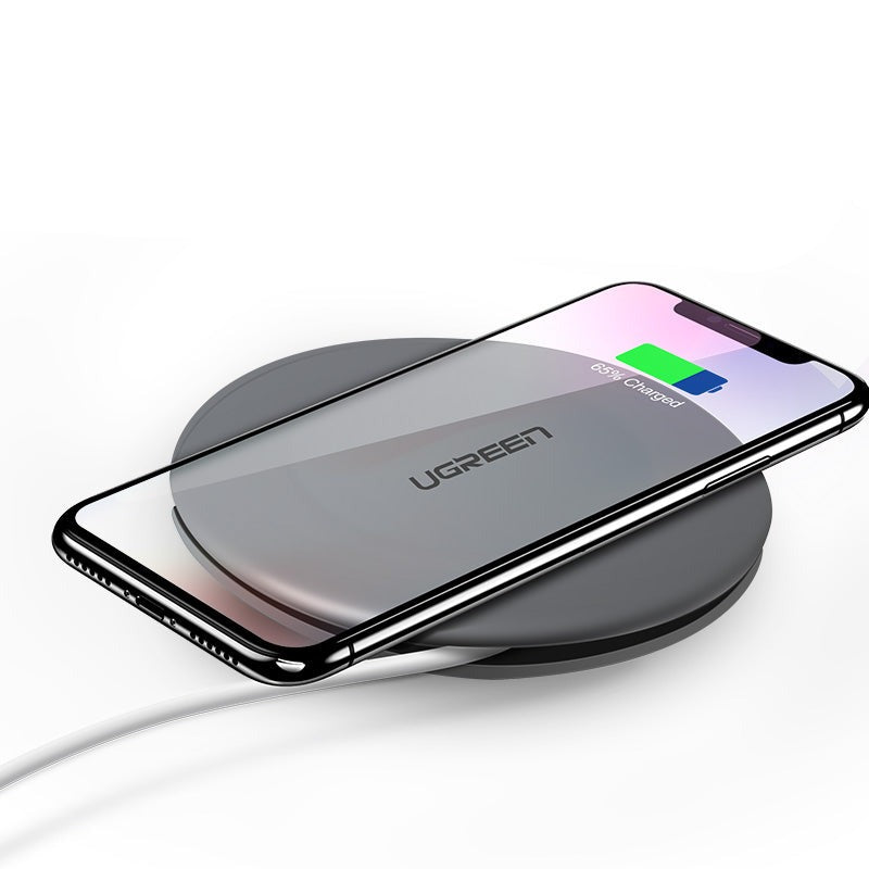 Ugreen 10W Qi Wireless Charger for iPhone X XS XR 8 Plus Fast Wireless Charging Pad for Samsung S8
