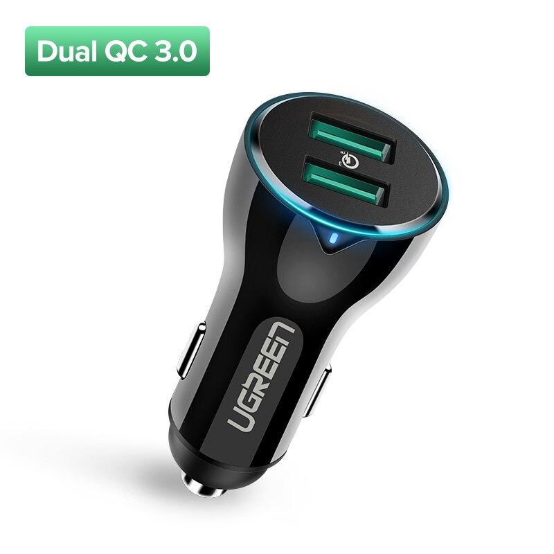 Quick Charge 3.0 36W QC Car Charger for Samsung Fast Car Charging