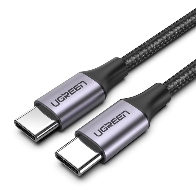 USB 3.1 Type-C to USB-C Cable for Samsung Note PD 60W Fast Quick Charge 4.0