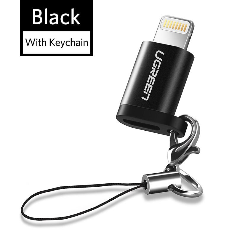 USB Adapter for iPhone 7 Lightning to Micro USB for iPhone X XS Max 6s Adapter Fast