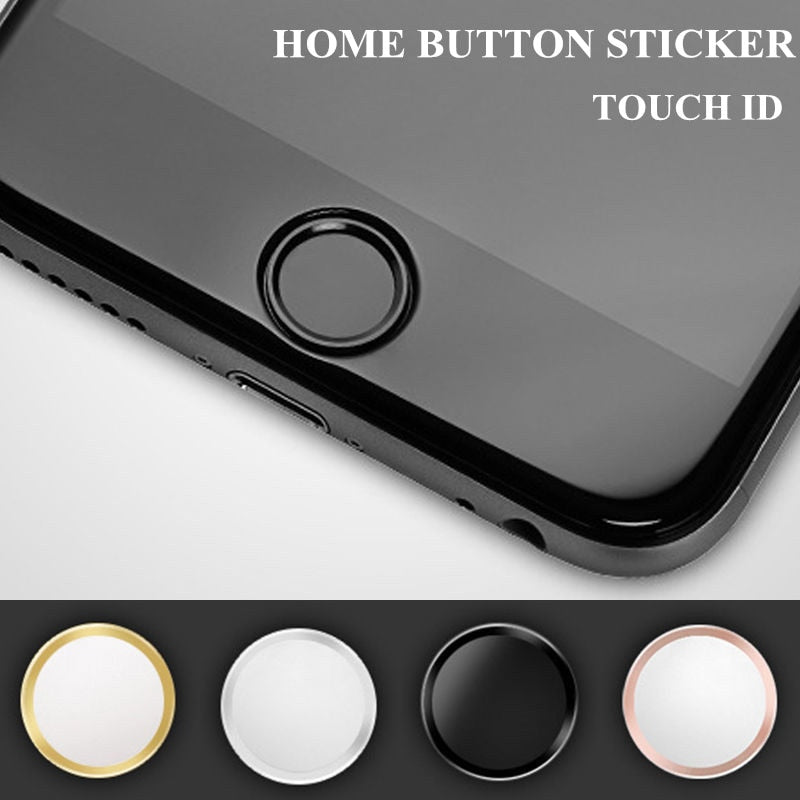 Ultra Slim Fingerprint Support Touch ID Metal Home Button Sticker For iPhone 7 7PLUS 6 6S 6PLUS 5 5S