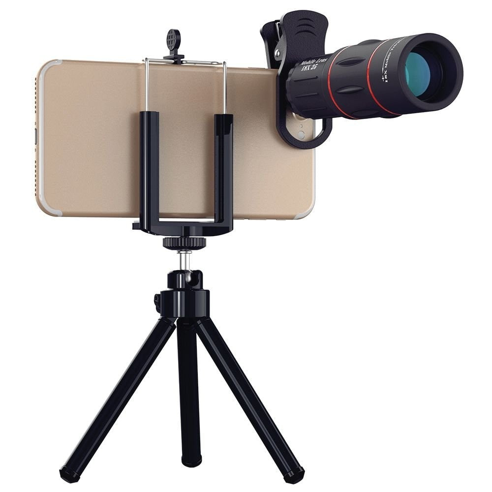 Universal 18x Telescope Optical Zoom Mobile Phone Lens