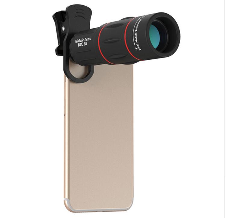Universal 18x Telescope Optical Zoom Mobile Phone Lens