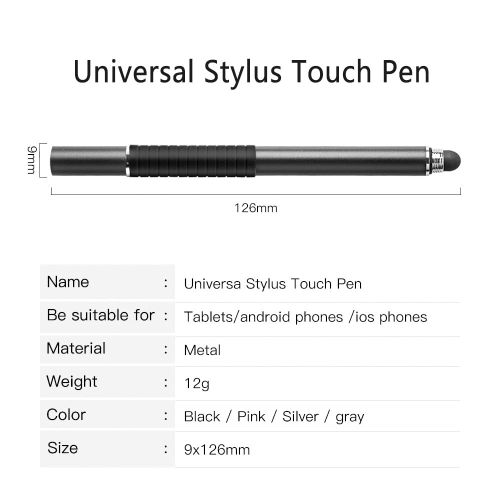 2-in-1 Universal Capacitive Stylus Pen