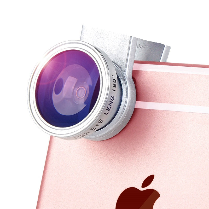 Universal 3-in-1 Clip Fisheye Lens Camera for Mobile