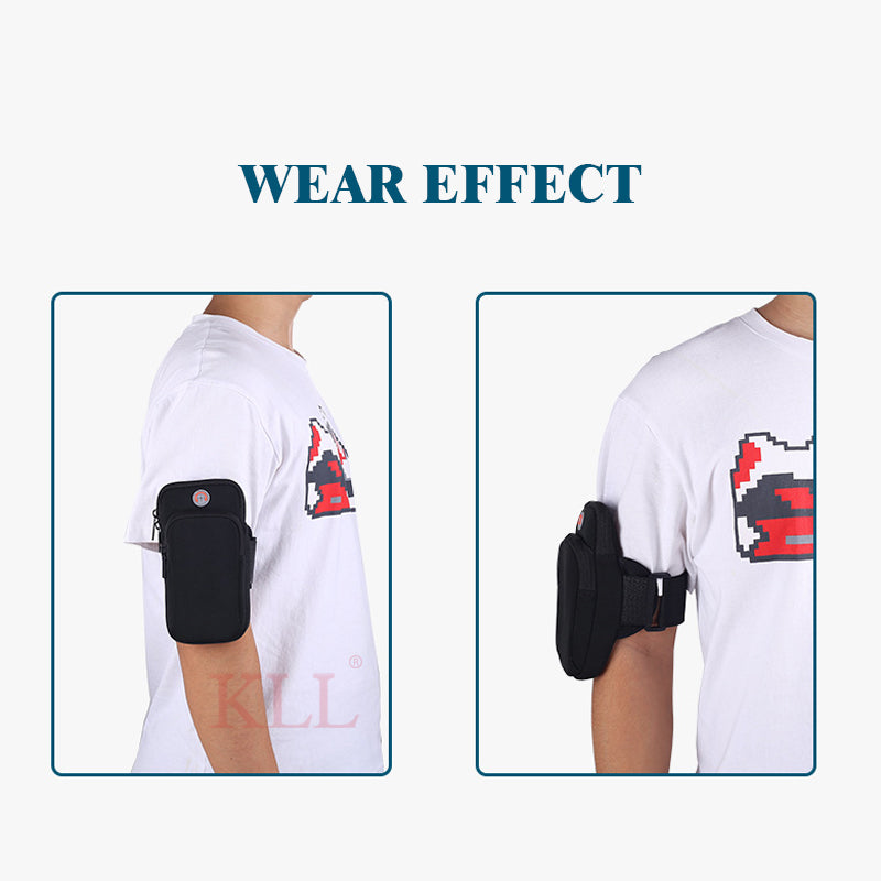 Universal 6'' Waterproof Sport Armband Bag Running Jogging Gym Arm Band Mobile Phone Bag Case