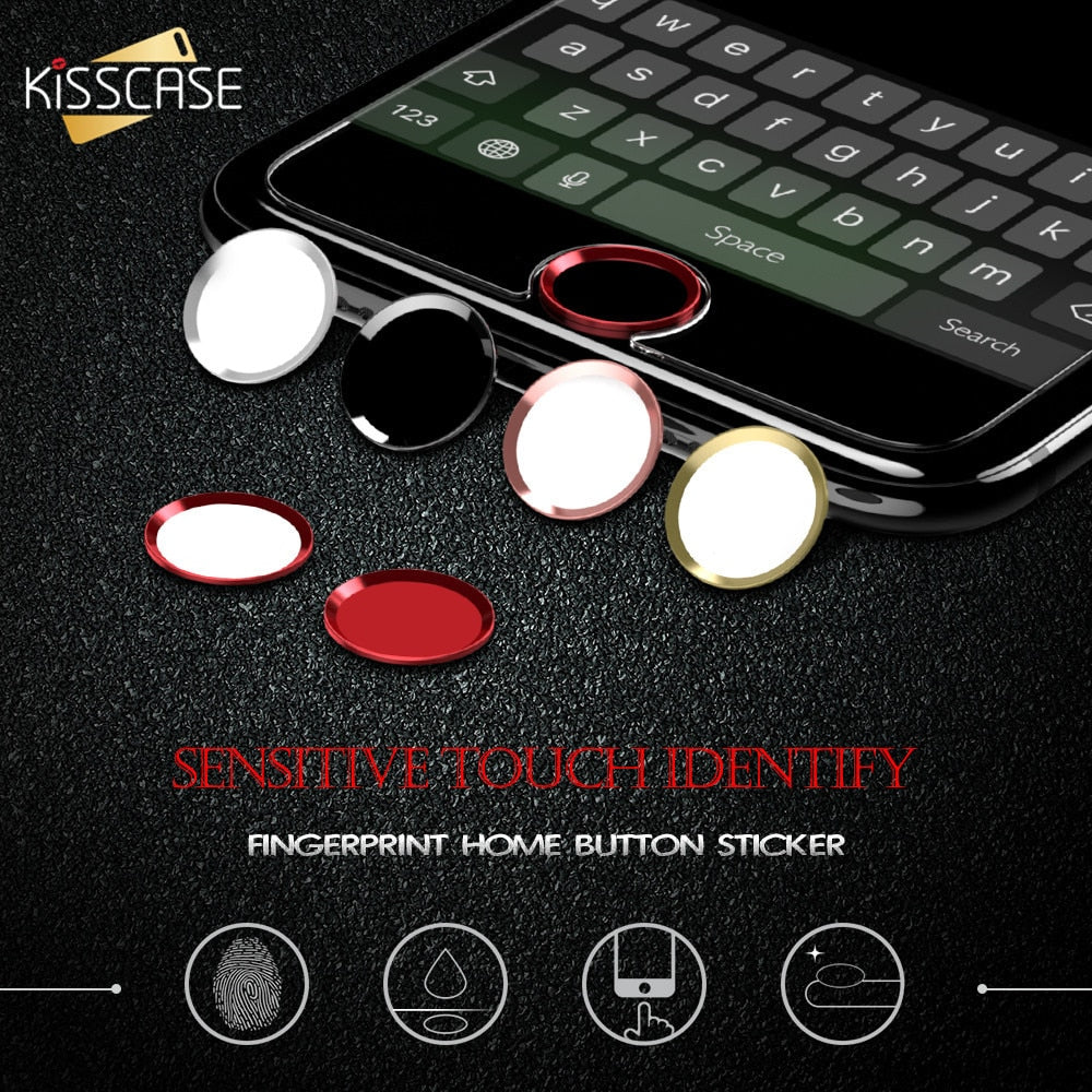 Universal Home Button Sticker For iPhone 8 7 6 6s Plus 5s 5 5c SE 4s Sensitive Fingerprint Touch