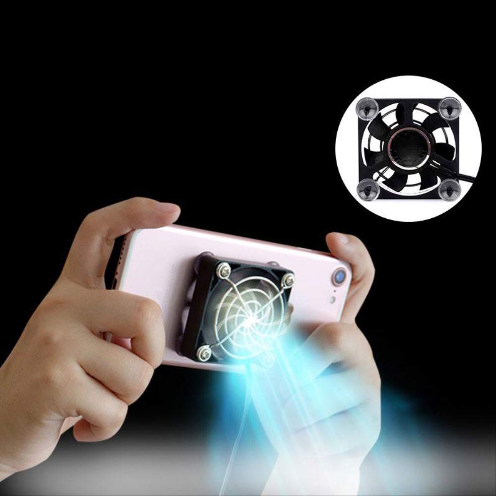 Universal Portable Mobile Phone Cooler USB Cooling Pad Cooler Fan Gamepad Game Gaming Shooter Mute