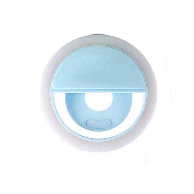 Selfie Lamp Mobile Phone Lens Portable Flash Ring 36 LEDS Luminous Ring Clip Light