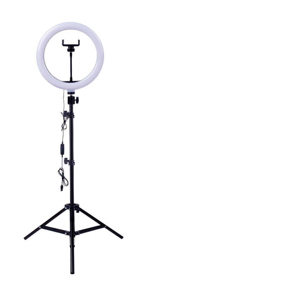 Dimmable LED Selfie Ring Light USB Lamp Photography Light Phone Holder