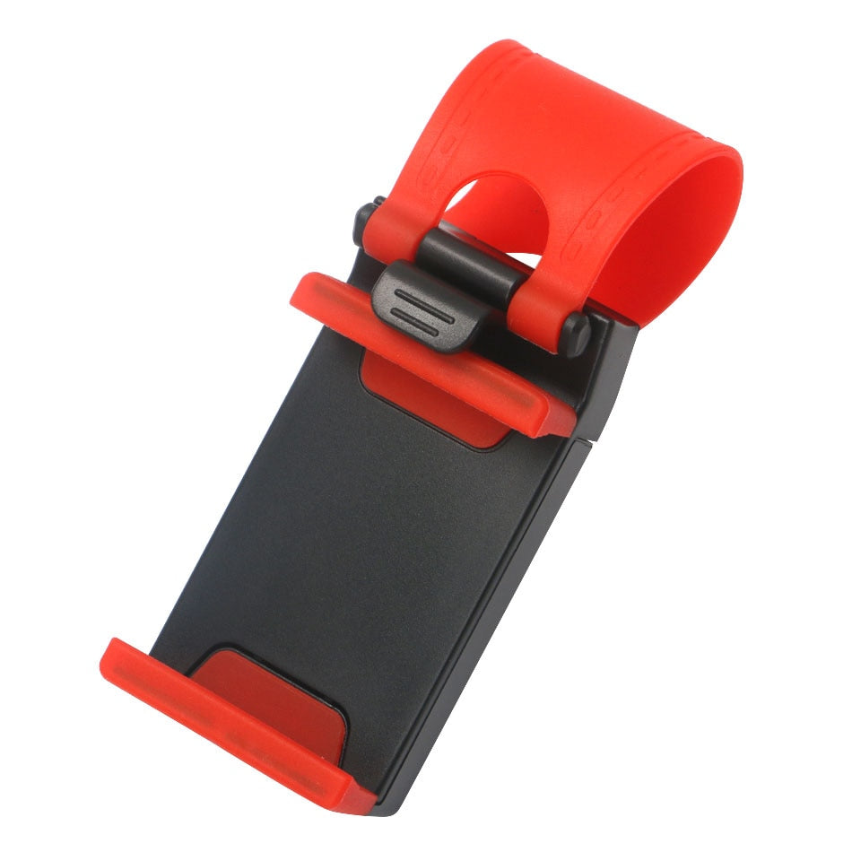 Universal Car Steering Wheel Clip Mount Holder for Mobile Phone