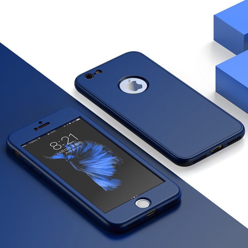 Luxury Soft TPU 360 Full Cover Case for iPhone