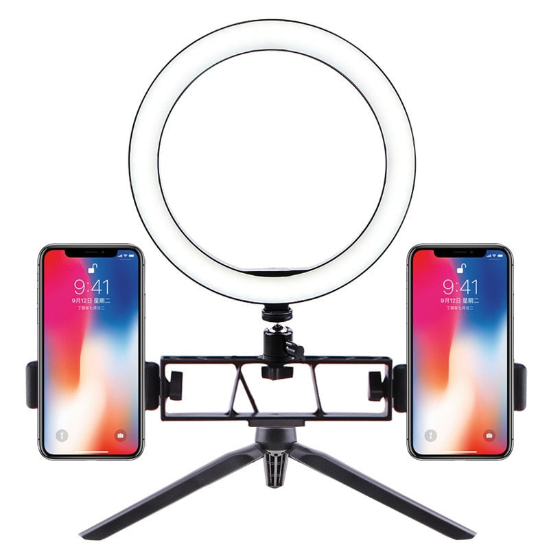 Selfie Ring Light USB Interface Dimmable LED Camera Phone Photography Video Makeup
