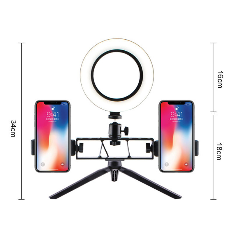 Selfie Ring Light USB Interface Dimmable LED Camera Phone Photography Video Makeup